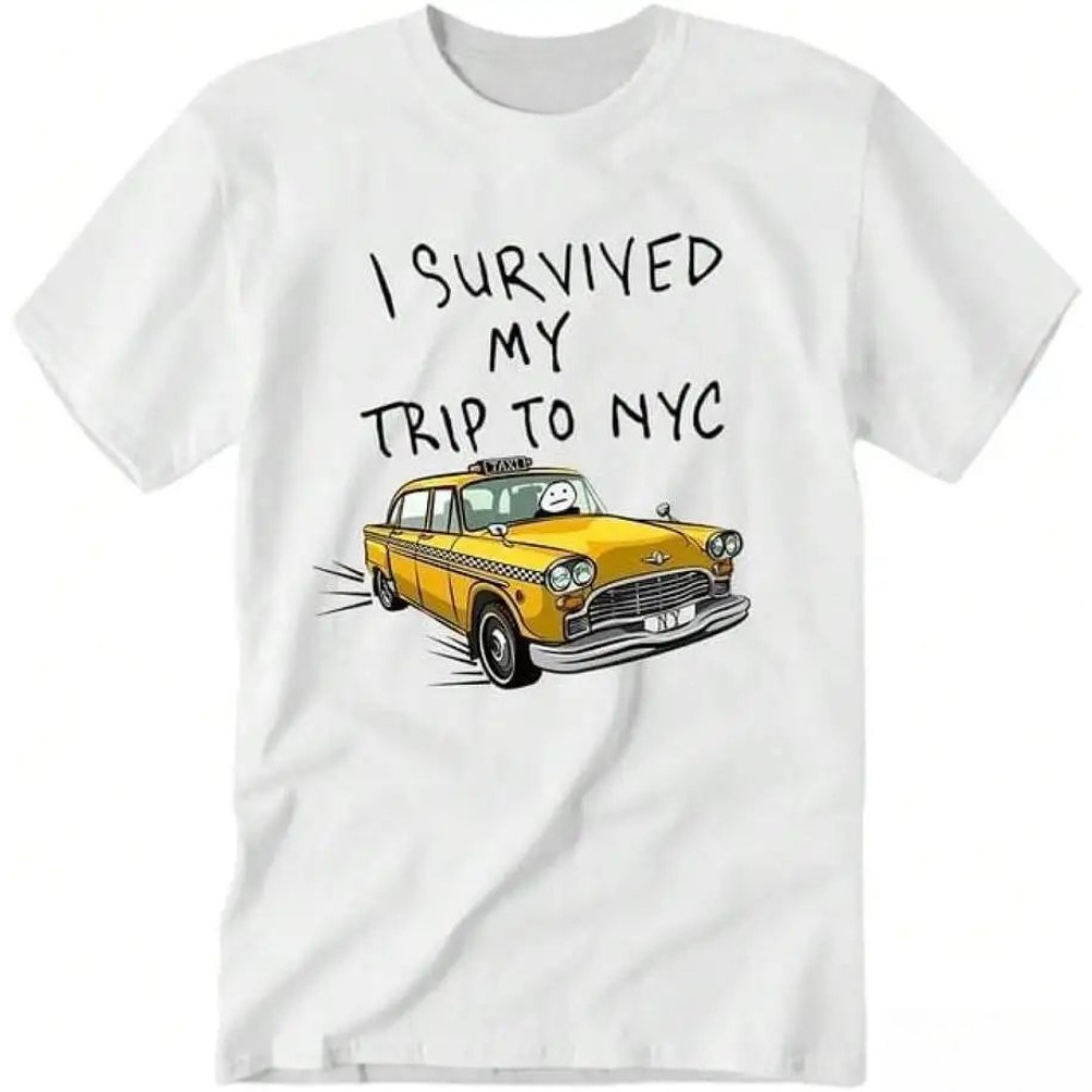 T-shirt graphique vintage jaun - Street Fashion Nyc avis et prix